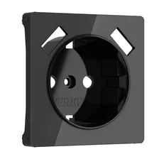 Изображение Накладка для розетки USB (черный акрил) W1179548